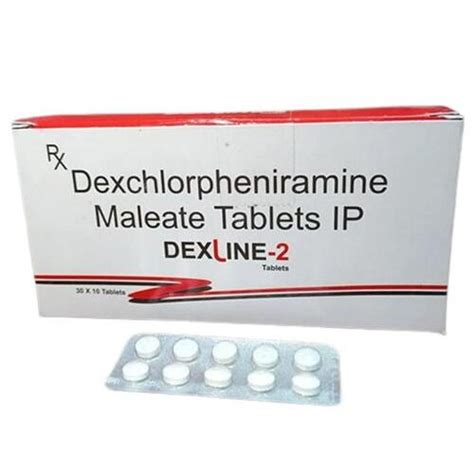 Dexline Mg Dexchlorpheniramine Maleate Tablets Expiration Date