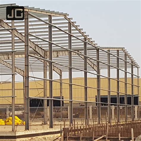 Prefabricated Industrial Metal Welding Gable Frame Construction For