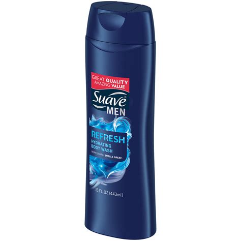 Suave Men Body Wash Refreshing 12 Fl Oz 355 Ml