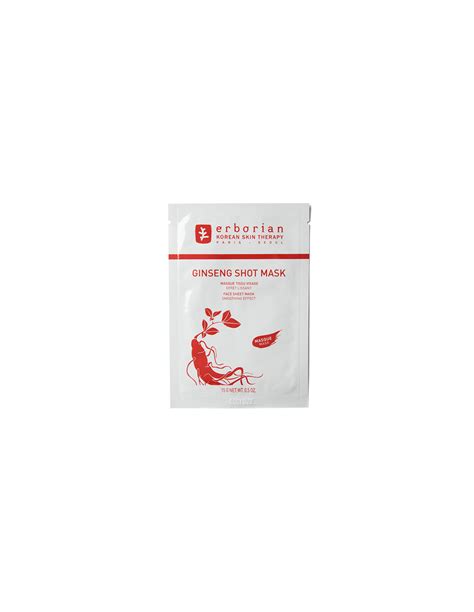 Erborian Ginseng Shot Mask Masque Tissu Visage 1x15g Avis et achat à