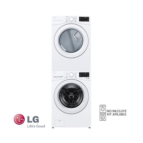 Combo Lavadora Secadora El Ctrica Lg Kgs Lbs Inverter