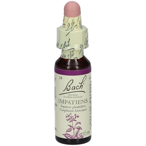 Original Bach Blüten Impatiens Nr 18 10 ml Redcare Apotheke