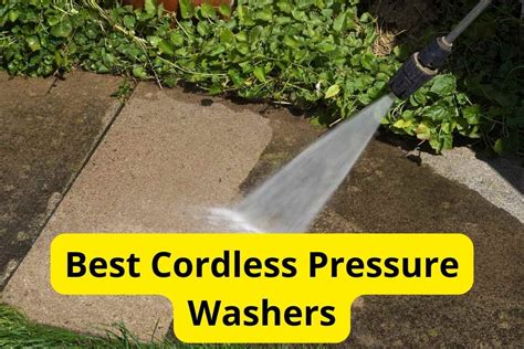 4 Best Cordless Pressure Washers Of 2024 Reviews Lawnstarter