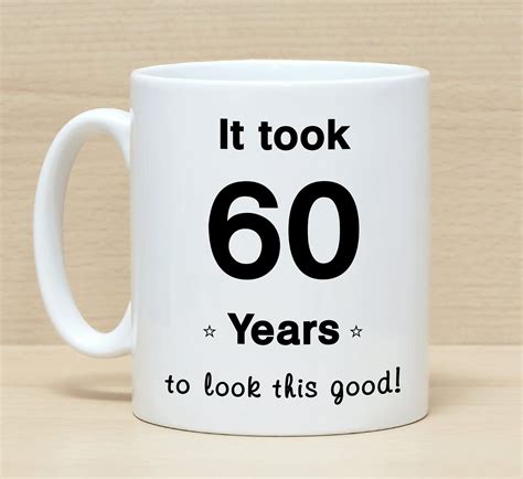 60th Mug Birthday Mugs 60th Birthday Mug 60th Birthday Gift 60th