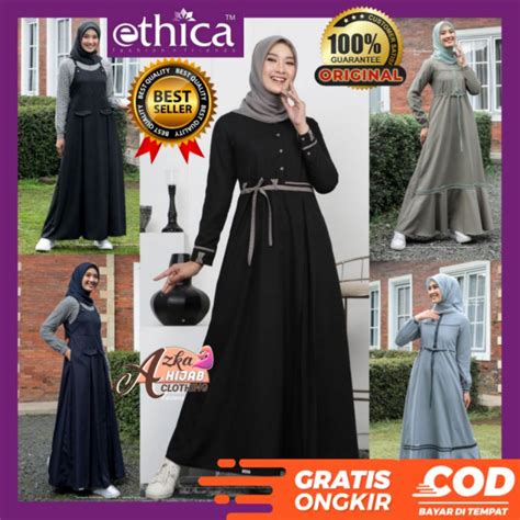 Jual Baju Gamis Ethica Terbaru Ayumi Baju Gamis Terbaru