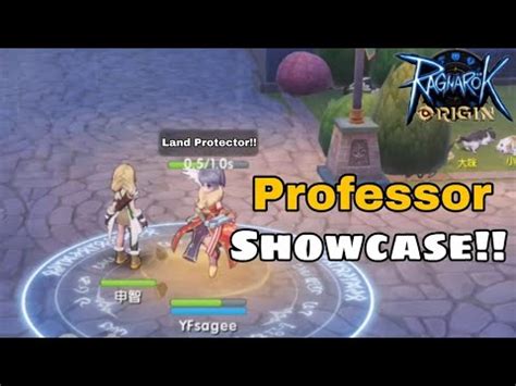 Ragnarok Origin Professor Skill Showcase Youtube