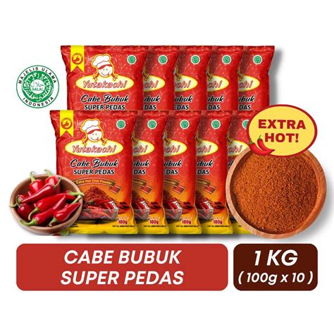 Jual Cabe Bubuk Super Pedas Kg Gr X Yutakachi Chili Powder