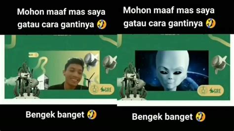 Viral Aksi Kocak Peserta Webinar Pakai Filter Alien