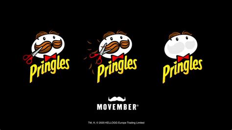 Mr Pringle Loses His Iconic Moustache For Movember Famous Campaigns