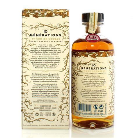 Ferrand 10 Generations Auction A75584 | The Whisky Shop Auctions