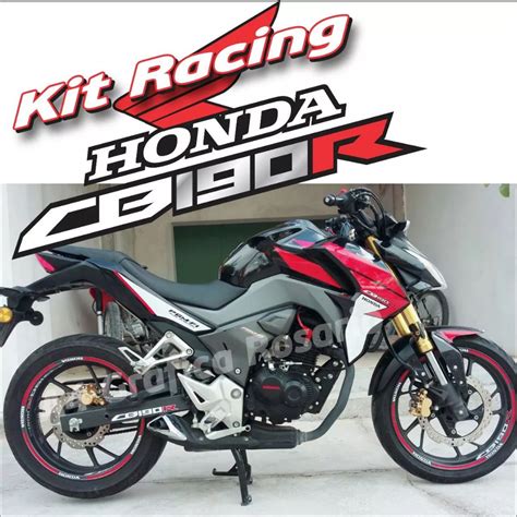 Calcos Honda Cb190r Kit Completo Con Llantas Envios 99 887 61