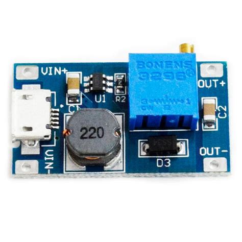 Jual Lm Step Up Boost Konverter Dc Modul A Micro Usb Input Di