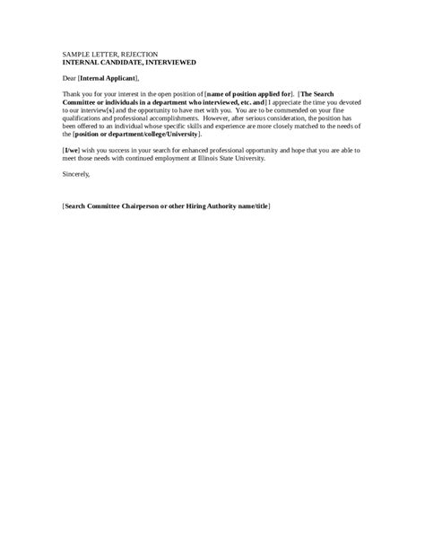 2025 Job Rejection Letter Fillable Printable PDF Forms Handypdf