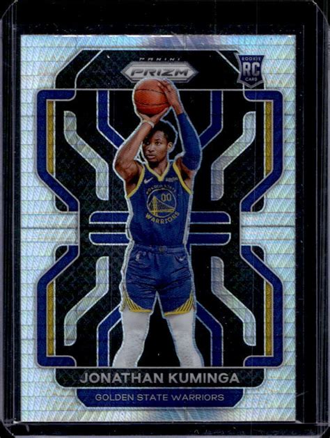 2021 22 Prizm Jonathan Kuminga Hyper Prizm Rookie RC 307 Warriors EBay