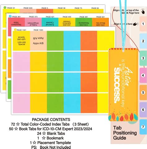 Color Coded Index Tabs For Aapc Version Icd Cm Nepal Ubuy