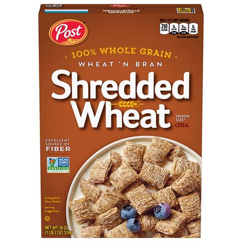 Post Shredded Wheat 'n Bran Cereal - Shop Cereal at H-E-B