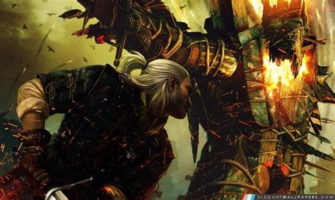 Geralt De Riv The Witcher 2 Fond Décran Hd à Télécharger Elegant Wallpapers