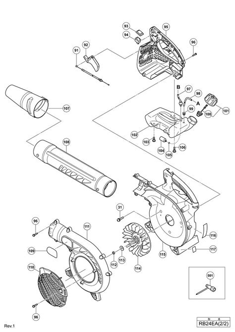 Hitachi Engine Blower Rb Ea Spare Parts