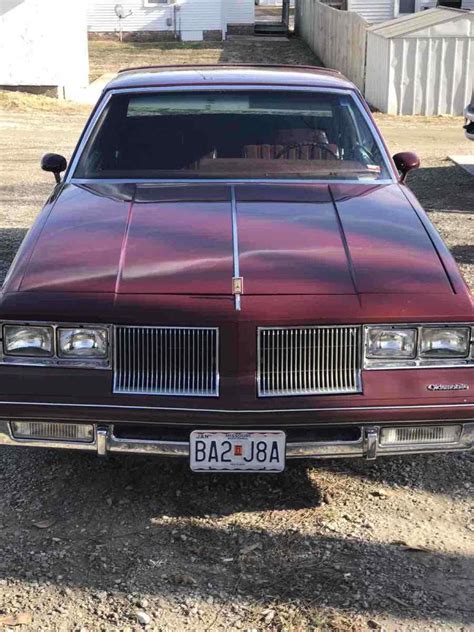 1981 Oldsmobile Cutlass Supreme Coupe Red RWD Automatic For Sale