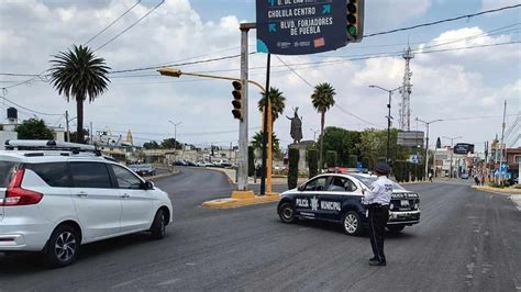 Manifestantes Cierran La Recta A Cholula Exigiendo Medidas Contra