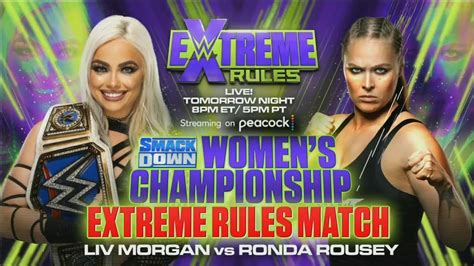 Promo Liv Morgan Vs Ronda Rousey Extreme Rules 2022 Wwe Smackdown 07