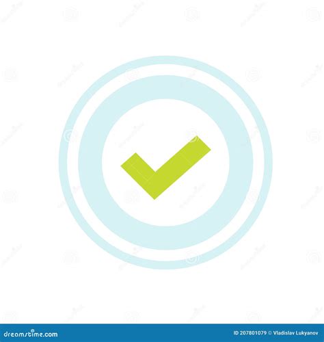 Check Mark Approval Stamp Icon Vector Isolated Concept Of Verified