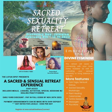 Sacred Sexuality Retreat Jamaica 2023 Ashakti Wellness