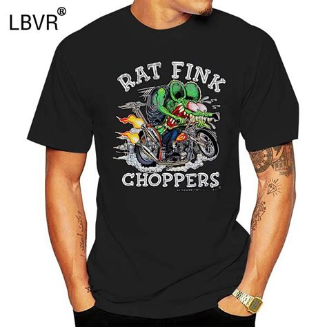 Rat Fink Choppers Hot Rod T Shirt Dingmun