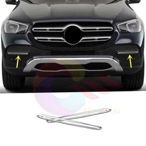 Pcs Chrome Front Bumper Grille Molding Trim For Mercedes W Gle