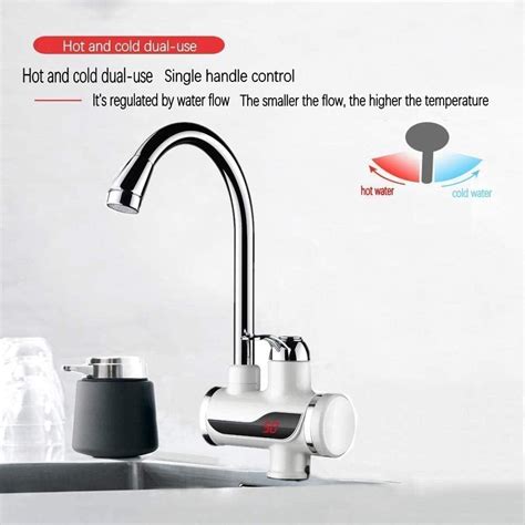 Electric Water Heater And Tankless Fast Water Heating Tap Instant Hot Kartmuch