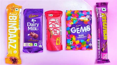 Gems Vs Munch Vs Kitkat Vs Dairy Milk Vs Bindaaz Lot S Of Chocolate