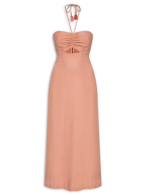 Vestido Midi Tubindo Rosa Shop2gether