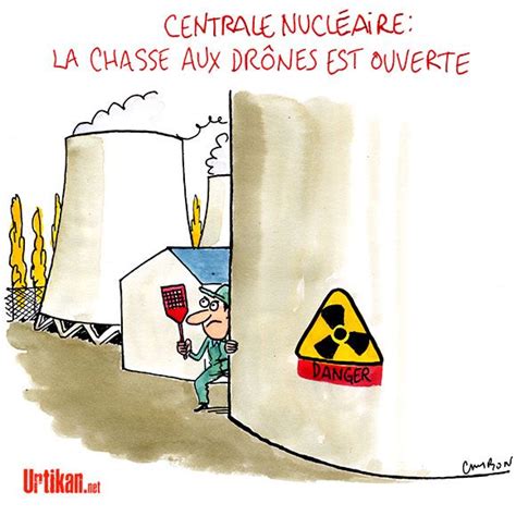 Les mystérieux survols de centrales nucléaires Urtikan net Dessin