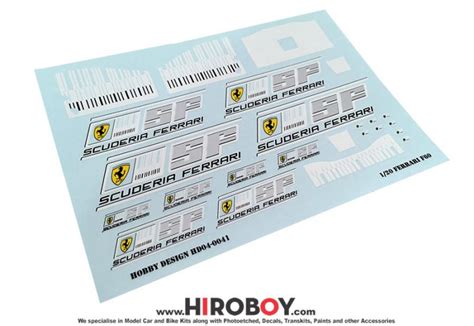 120 Ferrari F60 Sponsor Decals Tamiya Hd04 0041 Hobby Design