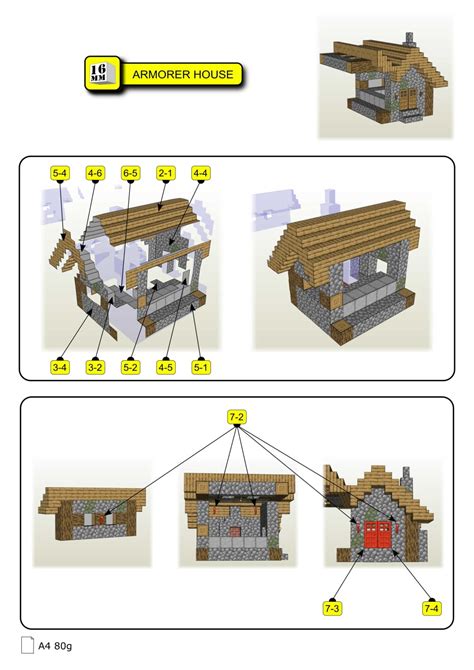 Pixel Papercraft - Armorer House