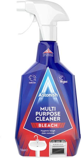 Astonish Multi Surface Cleaner With Bleach Trigger 750ml X 12 Fullis