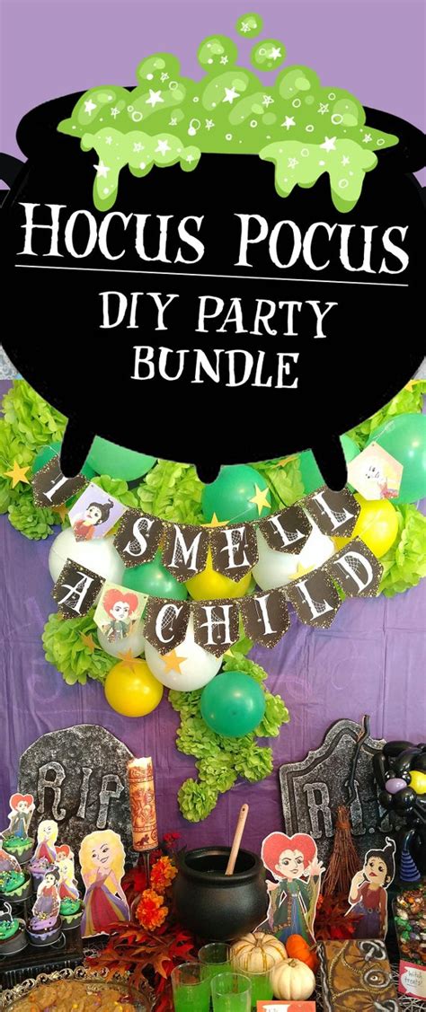 Hocus Pocus Printable Party Bundle Etsy