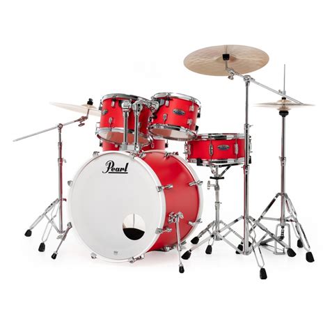 Pearl Decade Maple Am Fusion Shell Pack Matte Racing Red At Gear Music