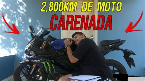 Como Foi Viajar Km De R Carenada Pode Viajar Moto