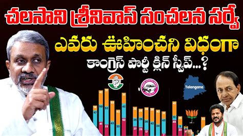 Political Analyst Chalasani Srinivas Sensational Survey Report On Ts