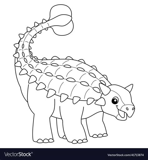 Ankylosaurus Dinosaur Coloring Page Clip Art Library | The Best Porn Website