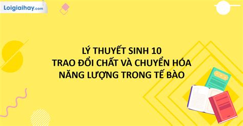 L Thuy T Sinh B I Trao I Ch T V Chuy N H A N Ng L Ng Trong T B O