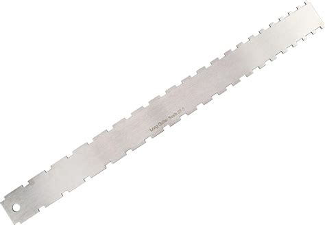 Amazon CARBBIA Straight Edge Guitar Neck Notched Ruler Fingerboard