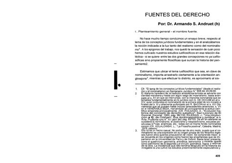 S S Lectura Fuentes Del Derecho Fuentes Del Derecho Por Dr