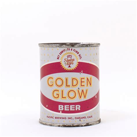 Lot Detail Golden Glow Beer Pacific Brewing 8 Oz Flat Top