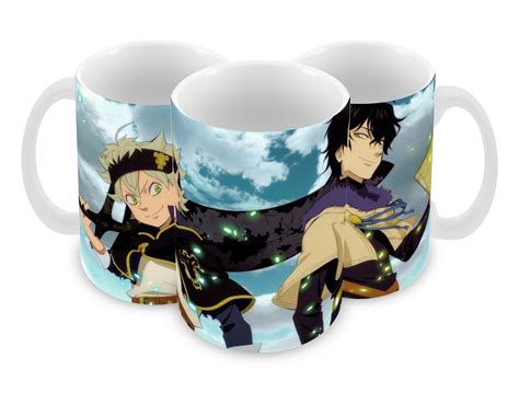 Caneca Black Clover De Plástico Personalizada No Elo7 Worldofarts