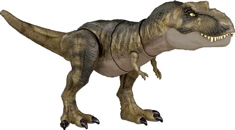 Jurassic World Dominion Dinosaur T Rex Figura De Acción Thrash N Devour Tyrannosaurus Rex Con