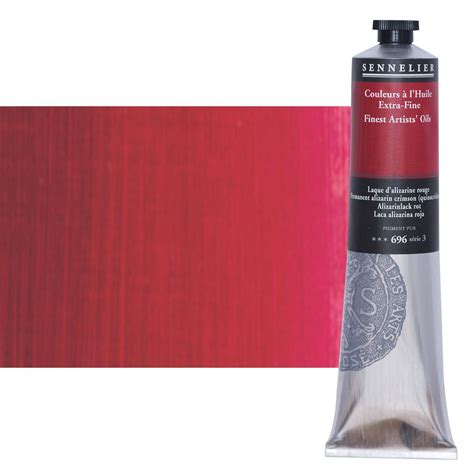 Sennelier Artists Extra Fine Oil Permanent Alizarin Crimson 200 Ml