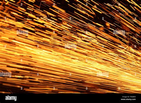 Welding Sparks Background Stock Photo - Alamy