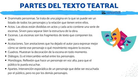 CUALES SON LAS PARTES DE UN TEXTO TEATRAL DOY CORONA Brainly Lat